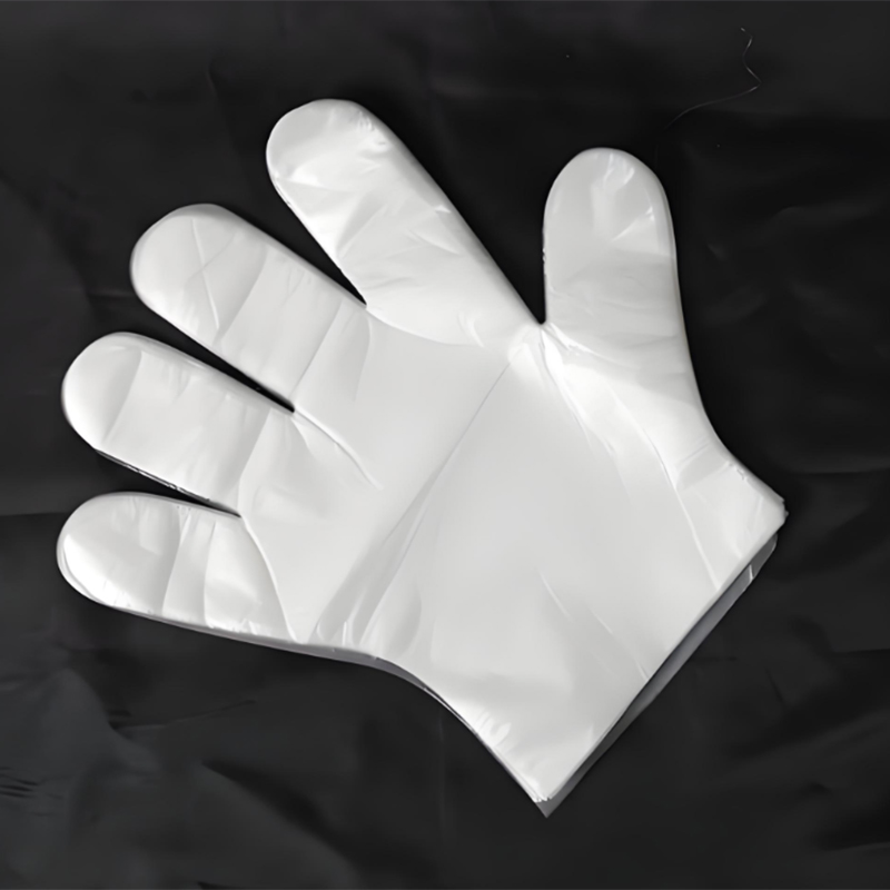 Vanntette og oljetette Off-white HDPE hansker